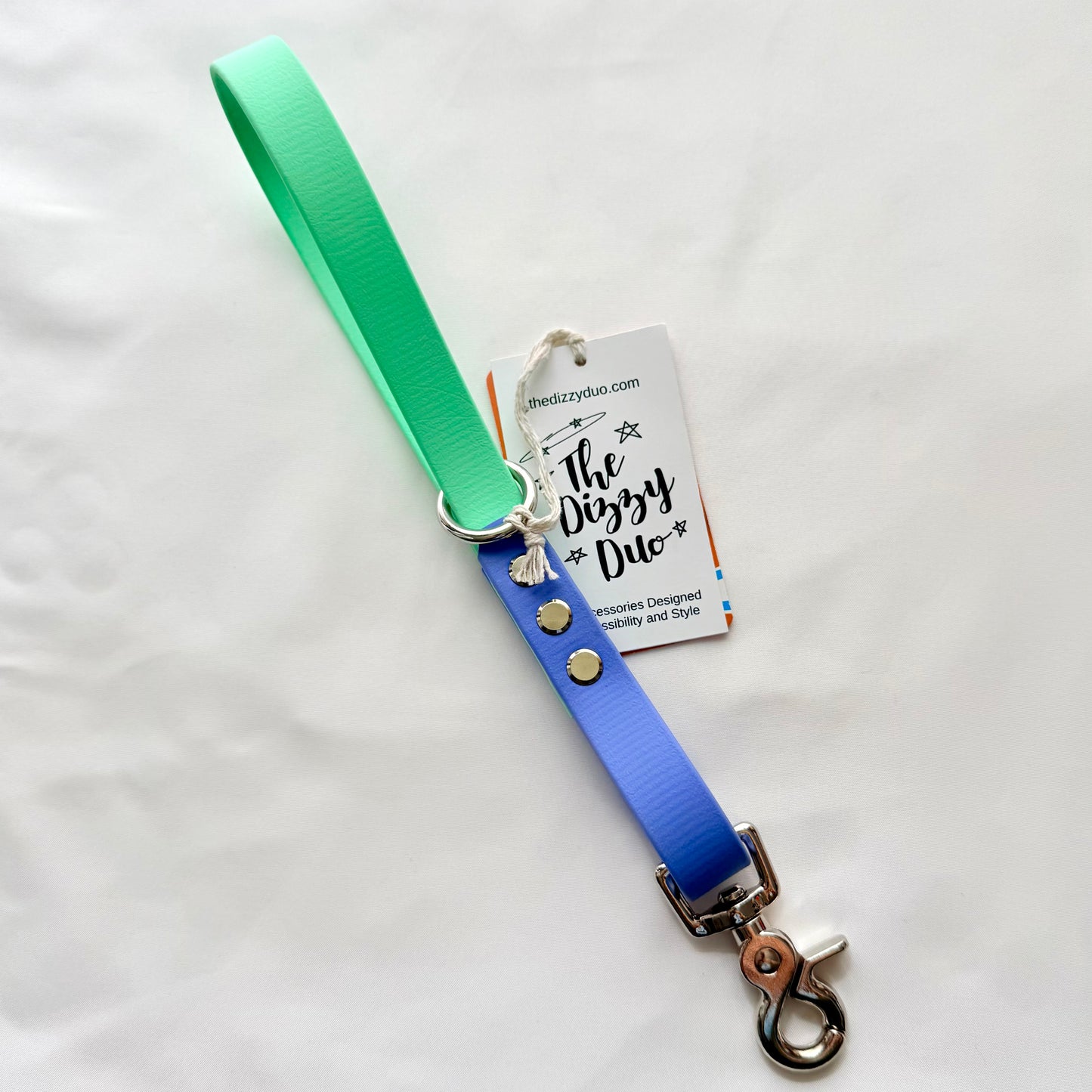 BioThane® Coated Webbing Counterbalance Pull Strap Traffic Lead - Ready to Ship
