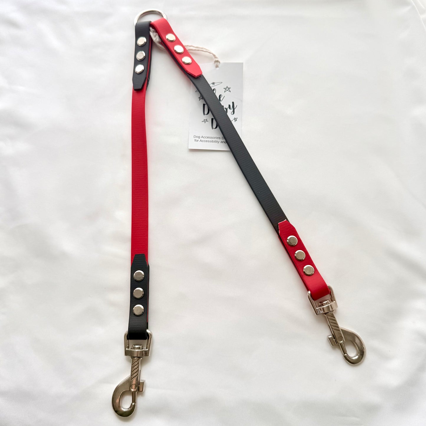 BioThane® Coated Webbing Lead Splitter for 2 Dog Walking - Ready to Ship