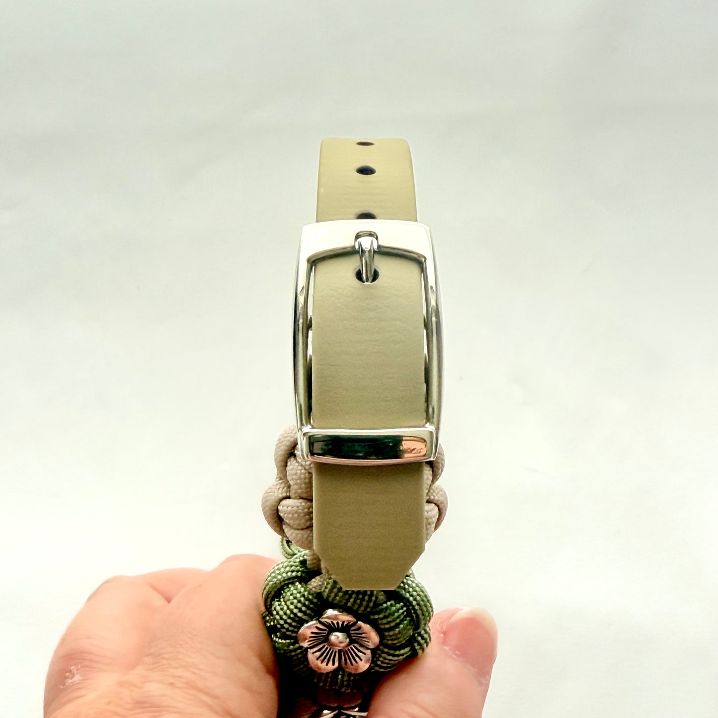 26.5cm - 33cm - Flower Knotted Dog Collar - Ready to Ship