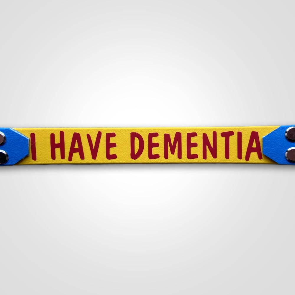 I Have Dementia - Customised Dog Collar - BioThane® Coated Webbing