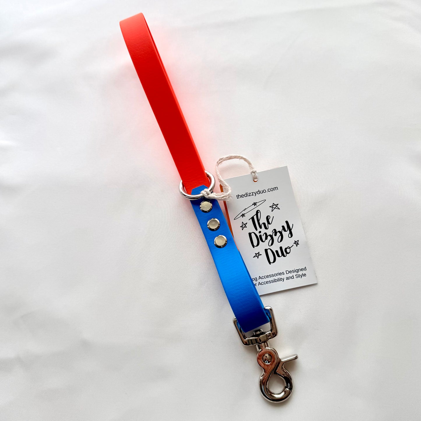BioThane® Coated Webbing Counterbalance Pull Strap Traffic Lead - Ready to Ship