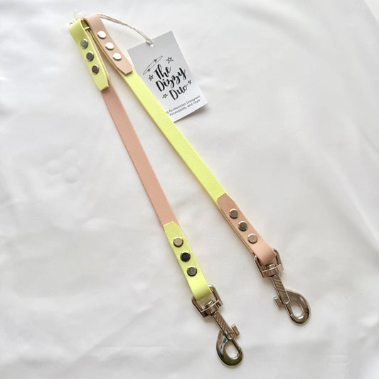BioThane® Coated Webbing Lead Splitter for 2 Dog Walking - Ready to Ship