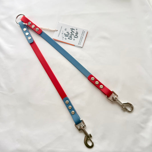 BioThane® Coated Webbing Lead Splitter for 2 Dog Walking - Ready to Ship