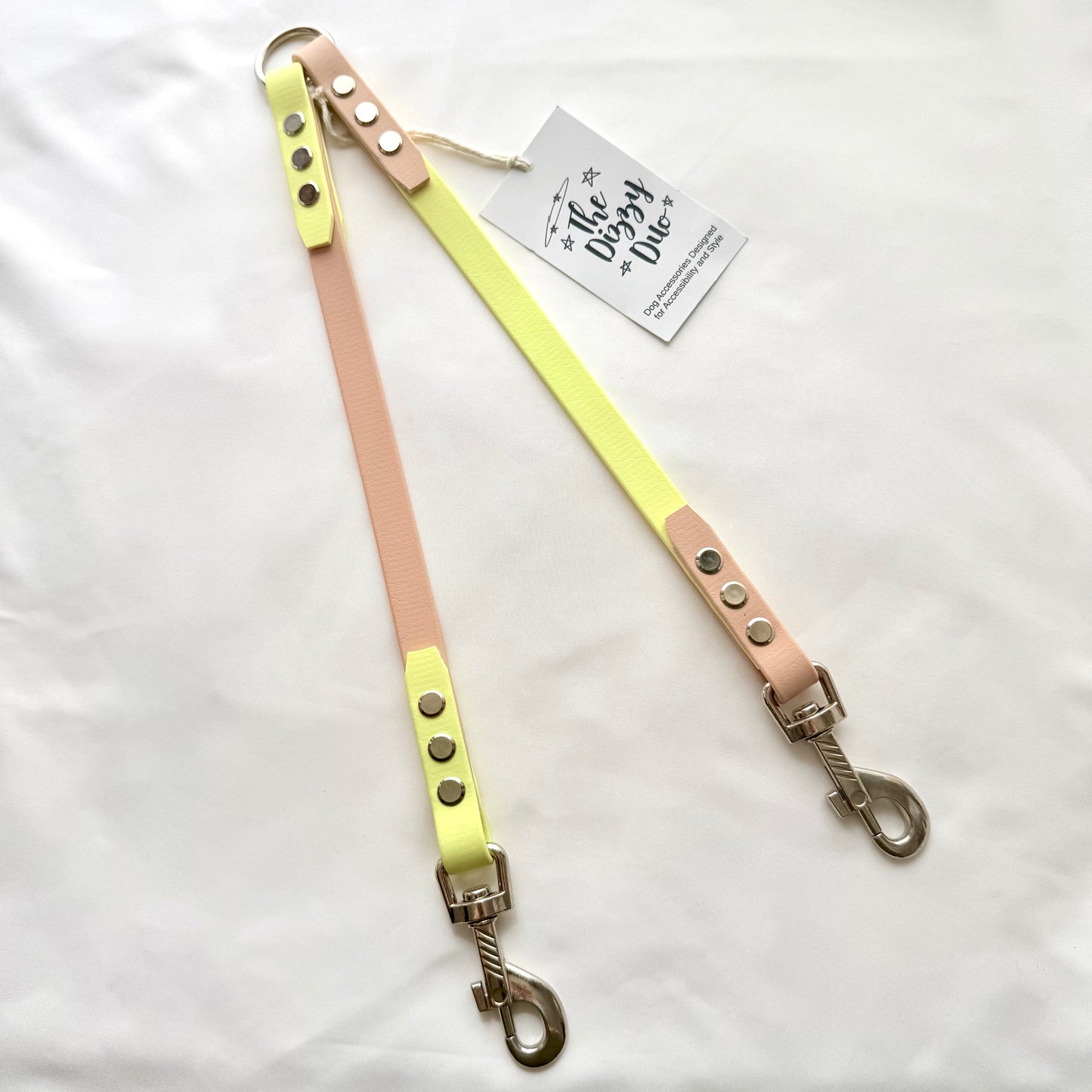 BioThane® Coated Webbing Lead Splitter for 2 Dog Walking - Ready to Ship