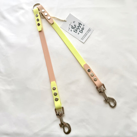 BioThane® Coated Webbing Lead Splitter for 2 Dog Walking - Ready to Ship