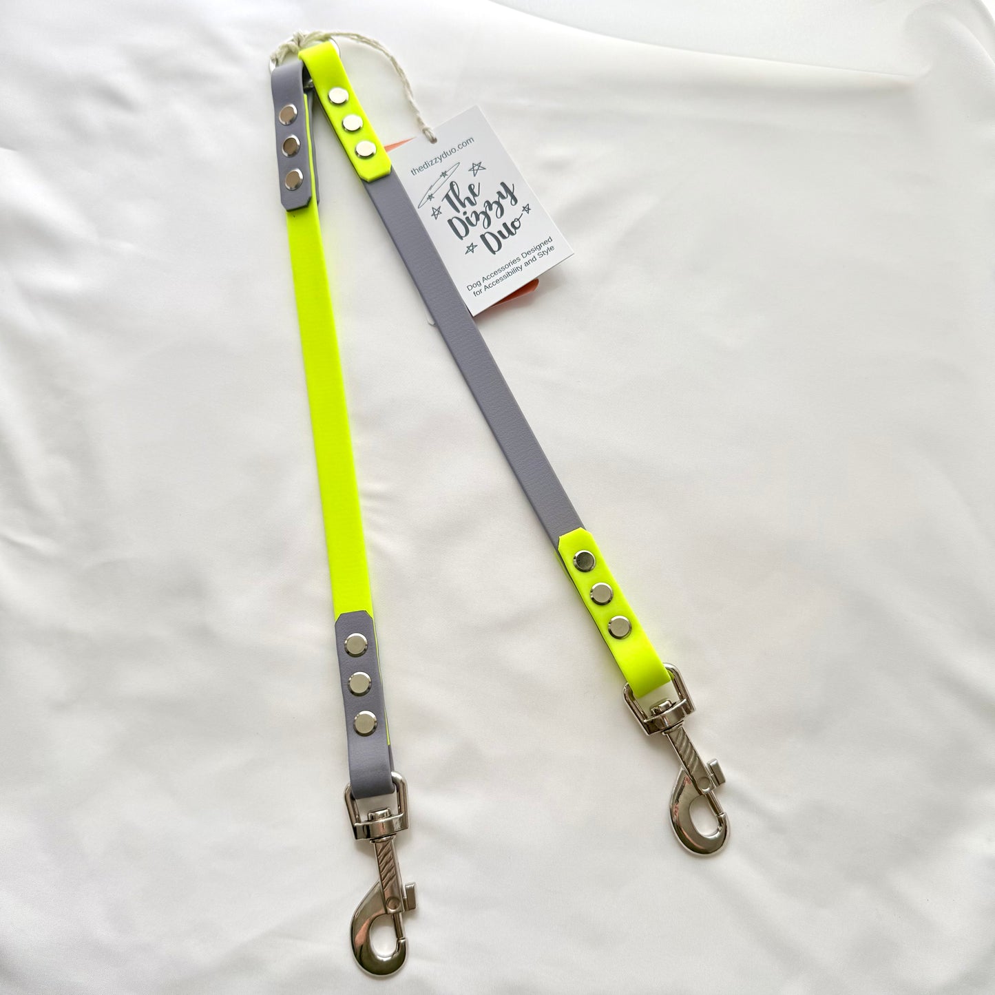 BioThane® Coated Webbing Lead Splitter for 2 Dog Walking - Ready to Ship