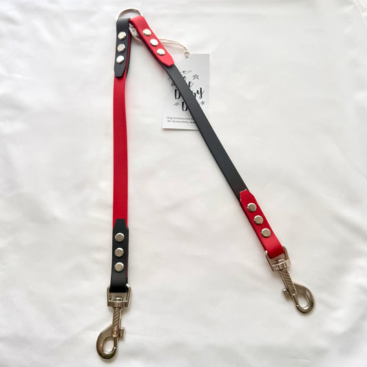 BioThane® Coated Webbing Lead Splitter for 2 Dog Walking - Ready to Ship