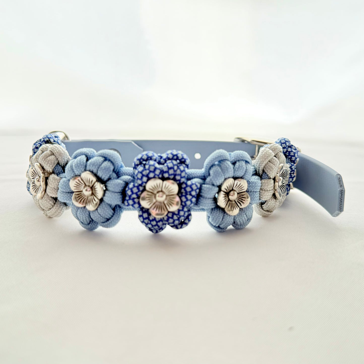 30cm - 35cm - Flower Knotted Dog Collar - Ready to Ship