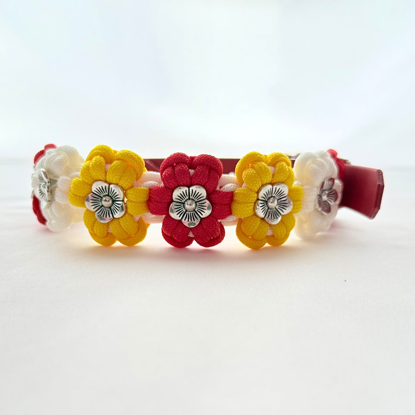 26cm - 33cm - Flower Knotted Dog Collar - Ready to Ship