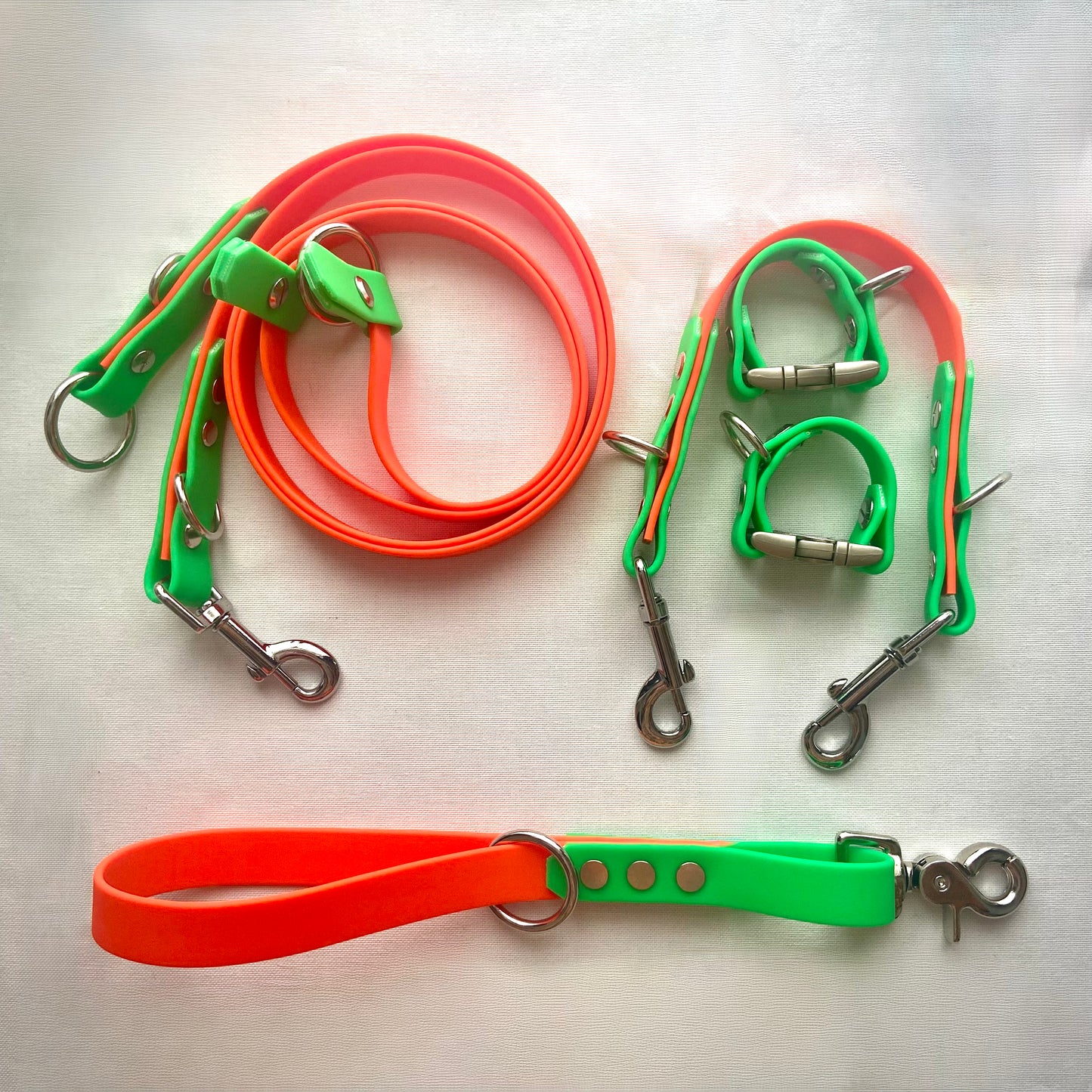 The Ultimate BioThane® Coated Webbing Ambulatory Mobility Aid User Dog Lead Set